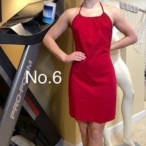 Vintage red sun dress